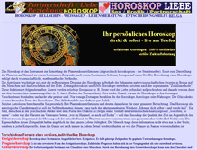 Tablet Screenshot of horoskop-wahrsagen.com